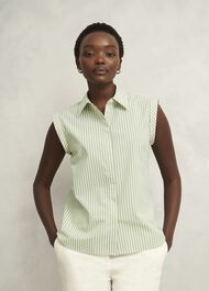 Melanie Shirt, Sage White, hi-res