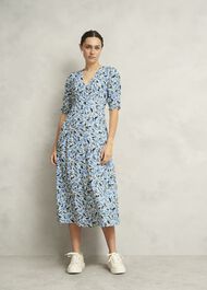 Petite Bonnie Dress, Ivory Multi, hi-res