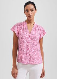 Cosima Top, Fuchsia Multi, hi-res