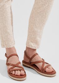 Ashley Sandal, Tan, hi-res