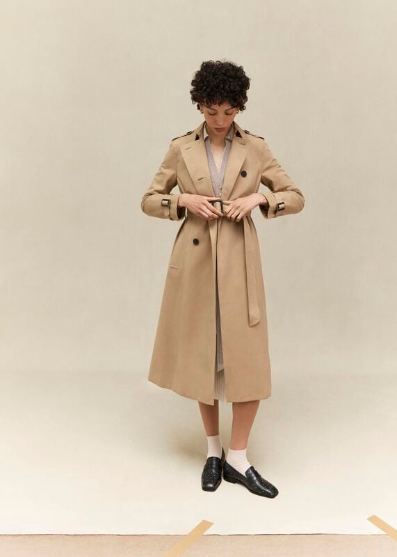 Aria Shower Resistant Trench Coat
