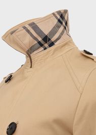 Petite Lisa Trench, Beige Suede, hi-res