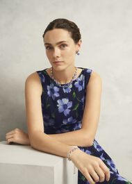 Emi Necklace, Gold Blue, hi-res