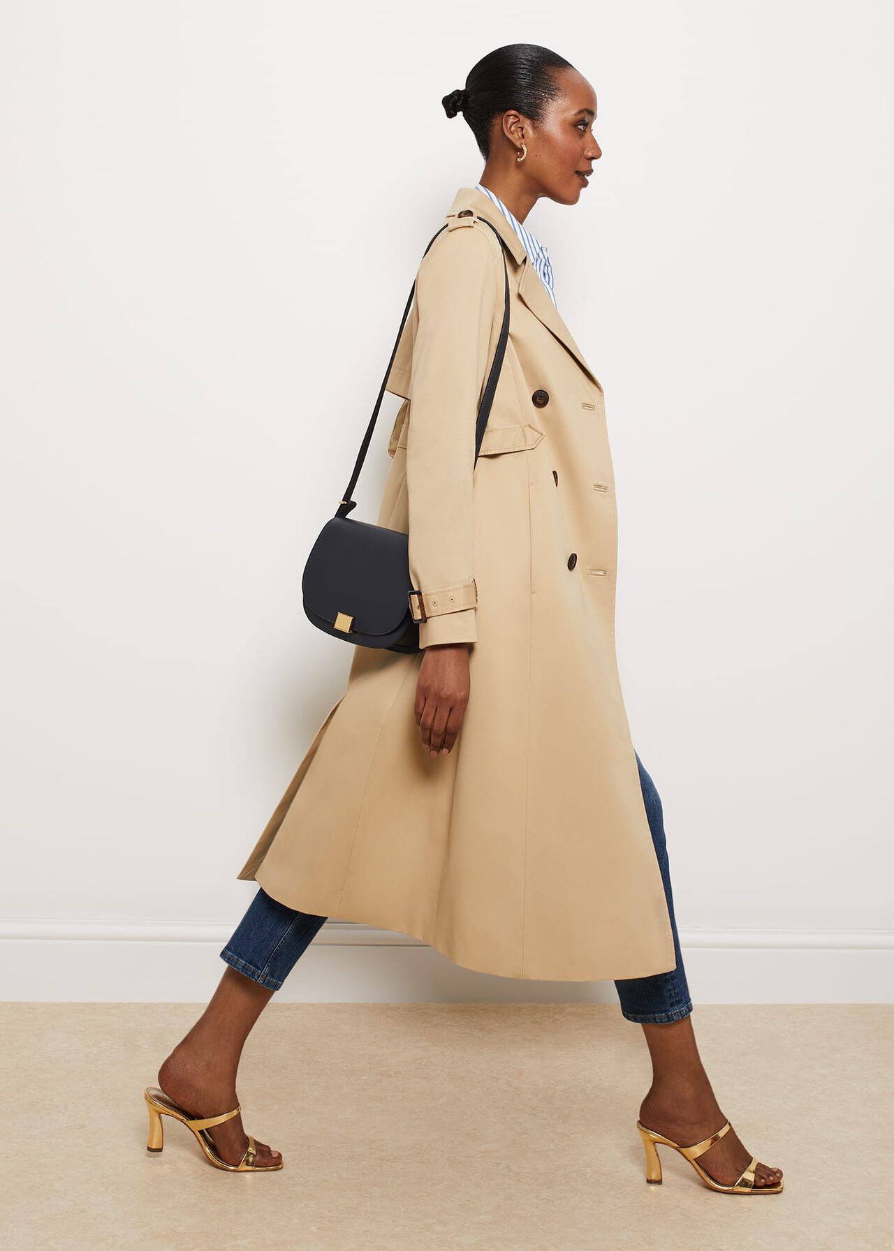 Newport Trench, Beige Suede, hi-res