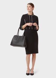 Petite Cordelia Jacket, Black Ivory, hi-res
