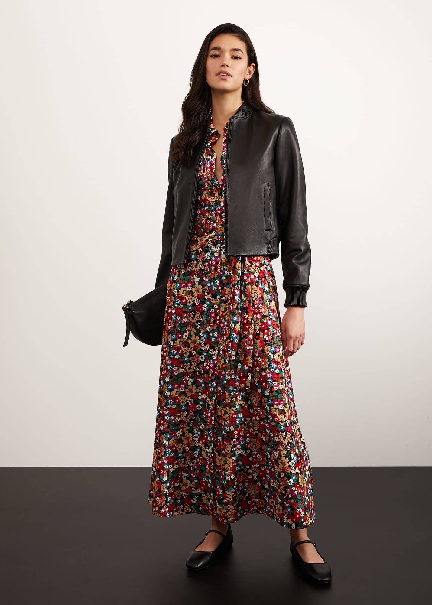 Lindley Leather Bomber Jacket | Hobbs US | Lindley Leather Bomber Jacket | Hobbs US |