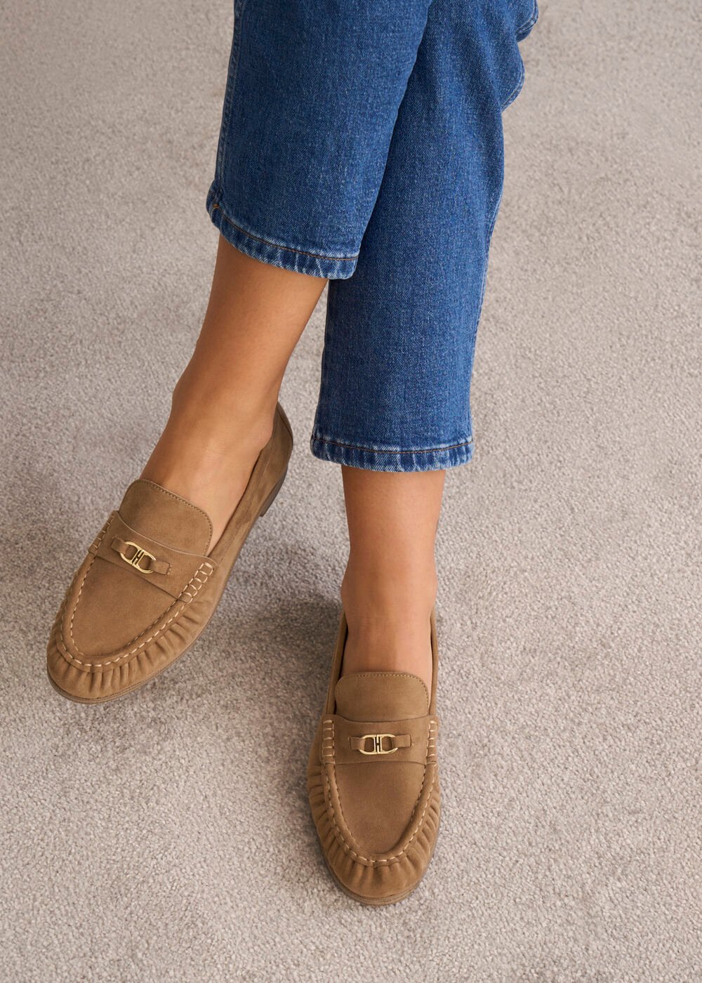Alana Loafers, Light Tan, hi-res