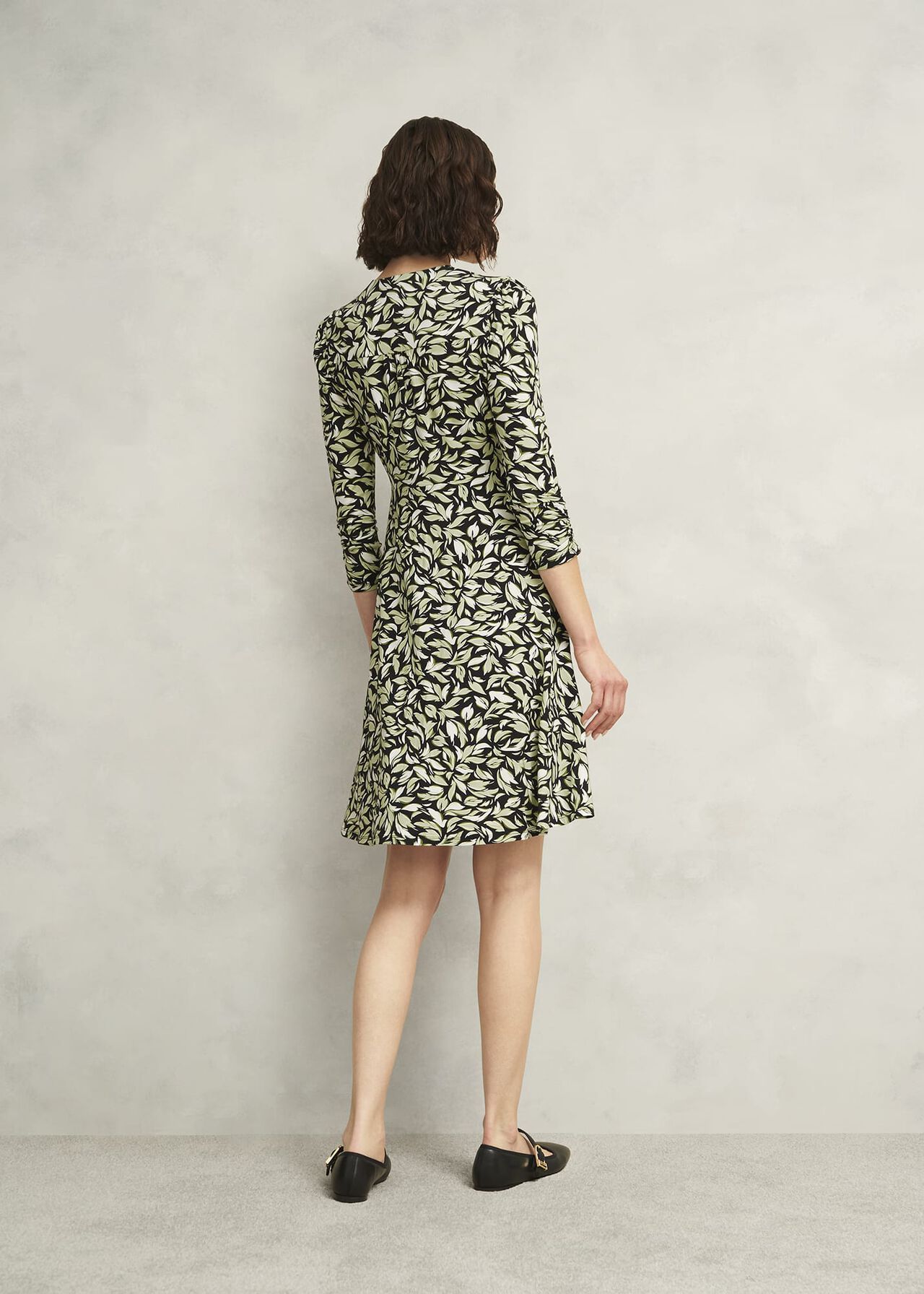 Petite Elosie Jersey Dress, Navy Multi, hi-res