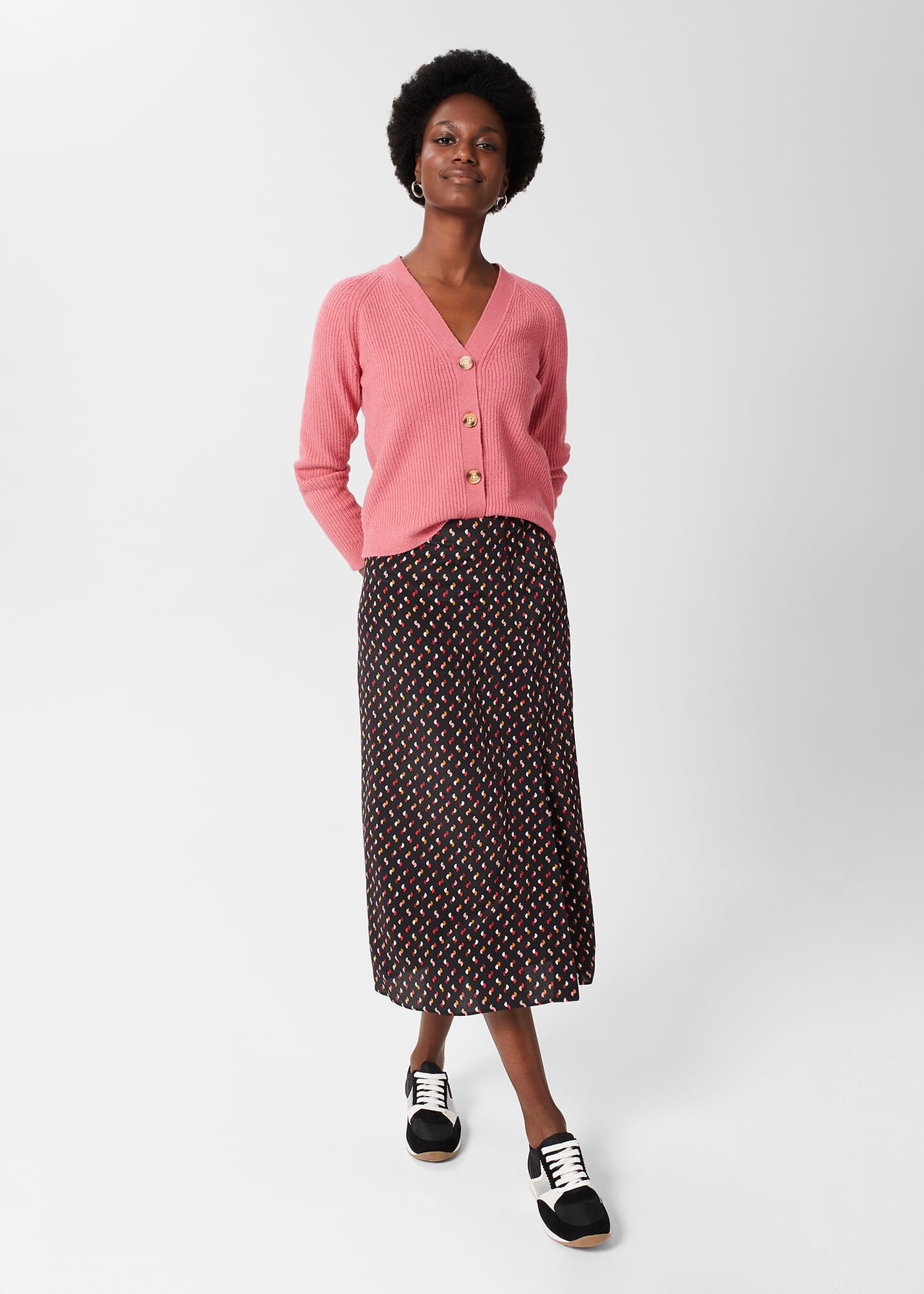 Hobbs new arrivals pink cardigan