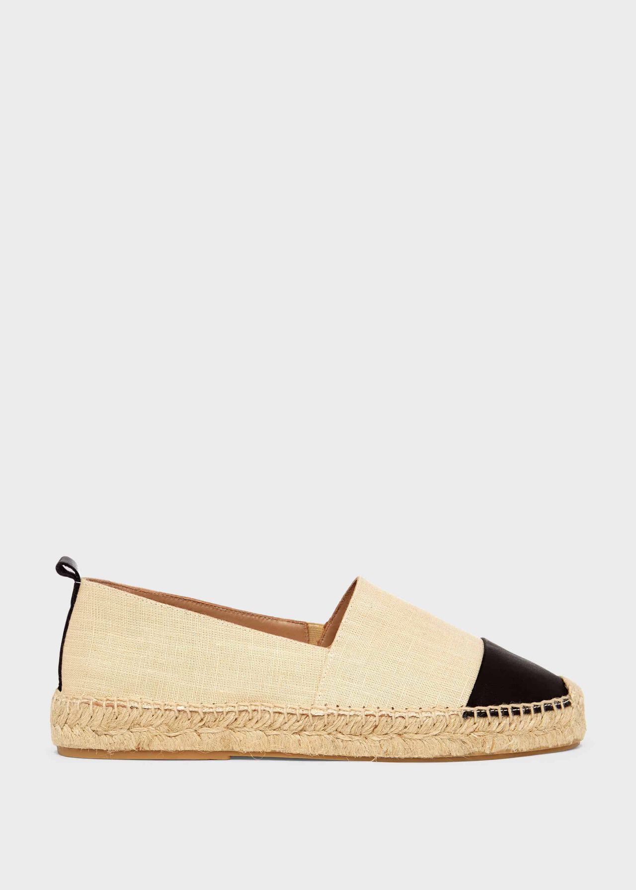 Philippa Canvas Espadrille, Natural Linen, hi-res