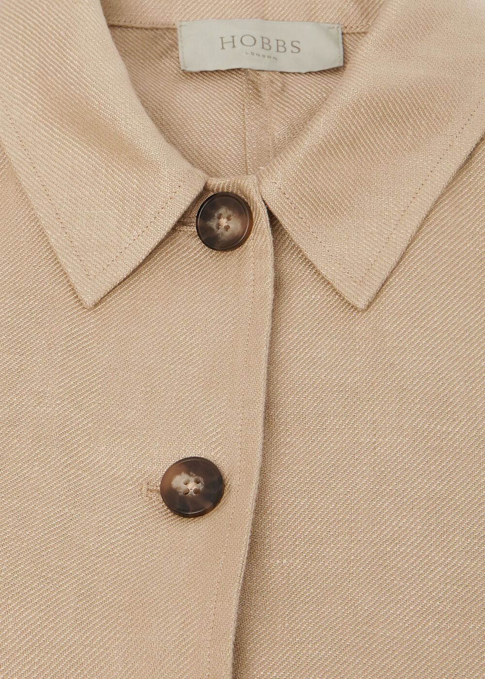 Kiera Linen Jacket, Sand, hi-res