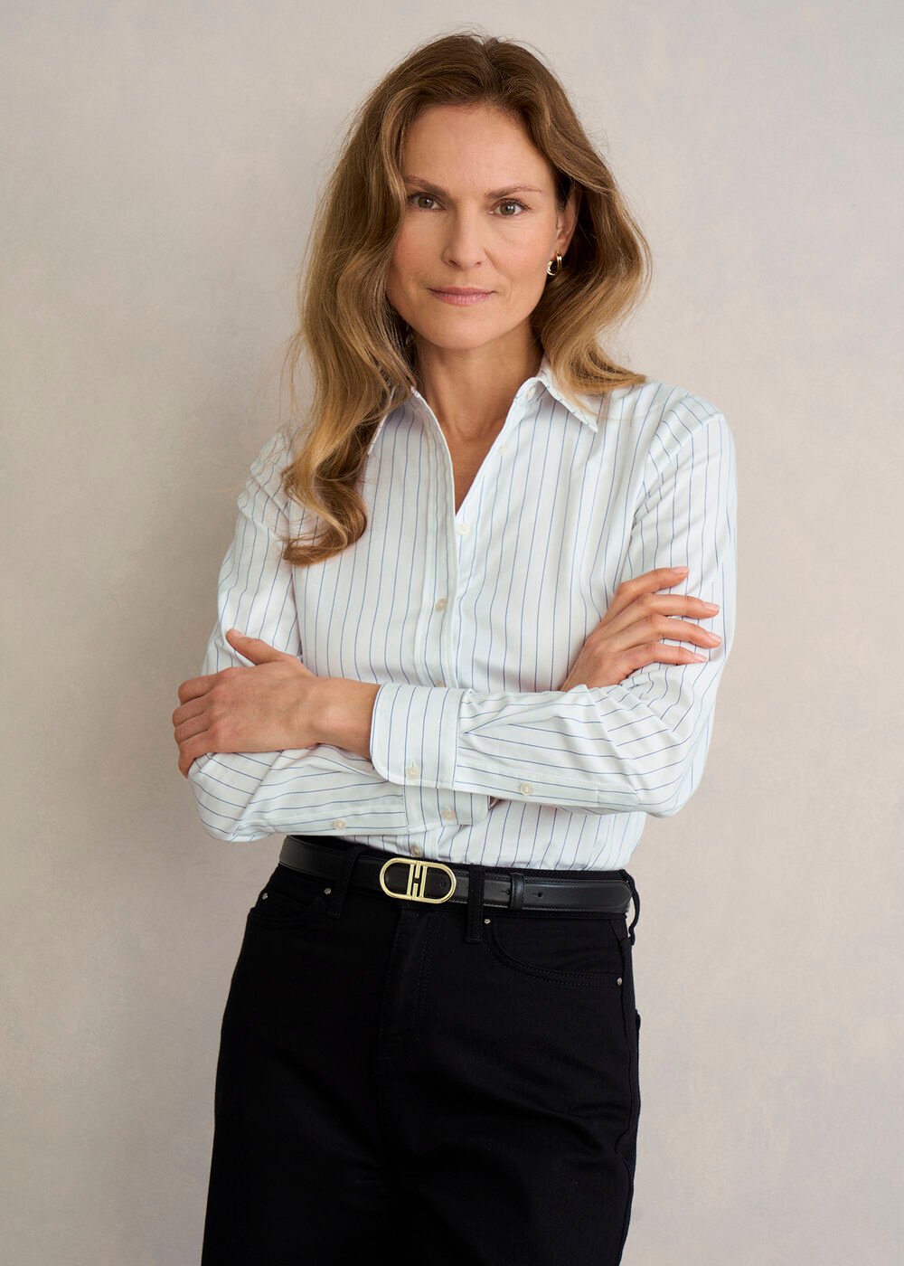 Kiera Padded Belt, Black, hi-res