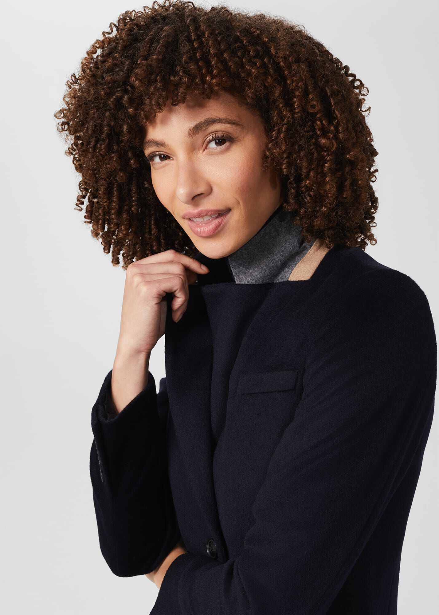Hobbs navy tilda coat on sale