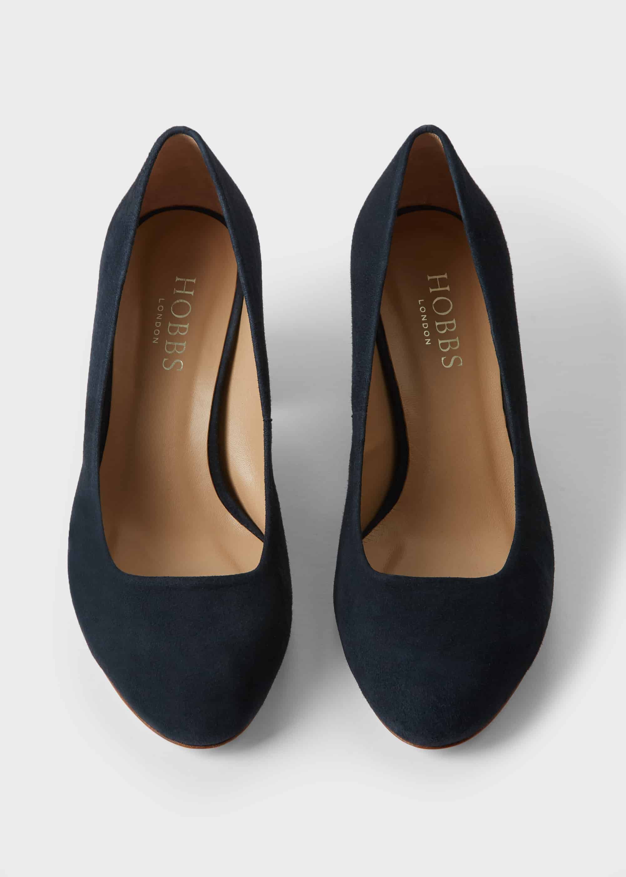 navy suede court shoes wide fit