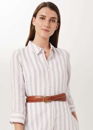 Reagan Leather Belt , Tan, hi-res
