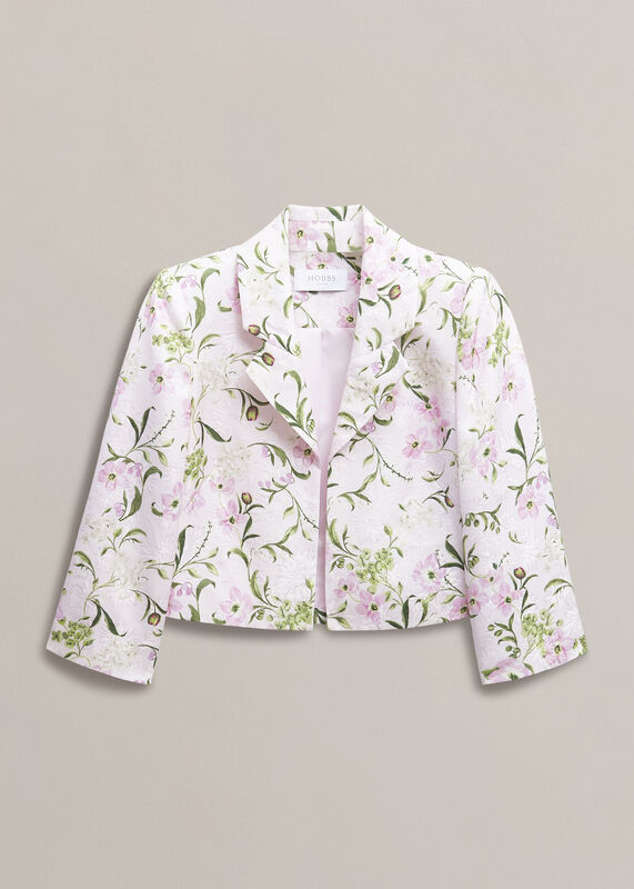 Lana Floral Jacquard Jacket
