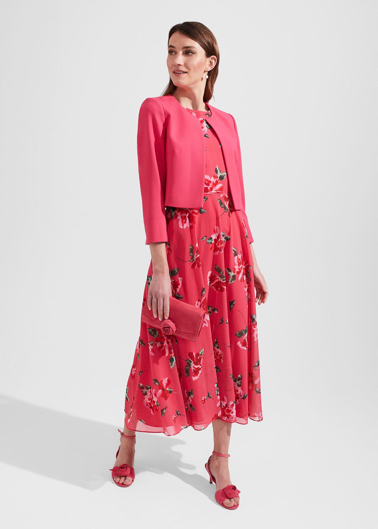 Elize Jacket, Geranium Pink, hi-res