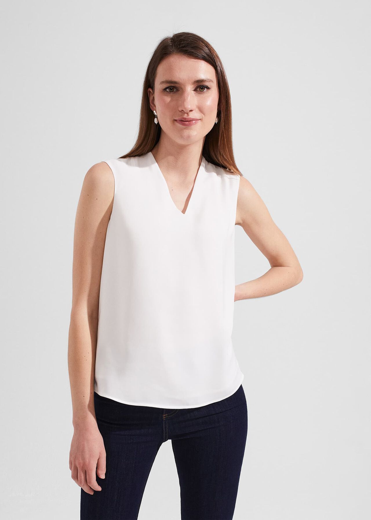 Nina Blouse, Ivory, hi-res