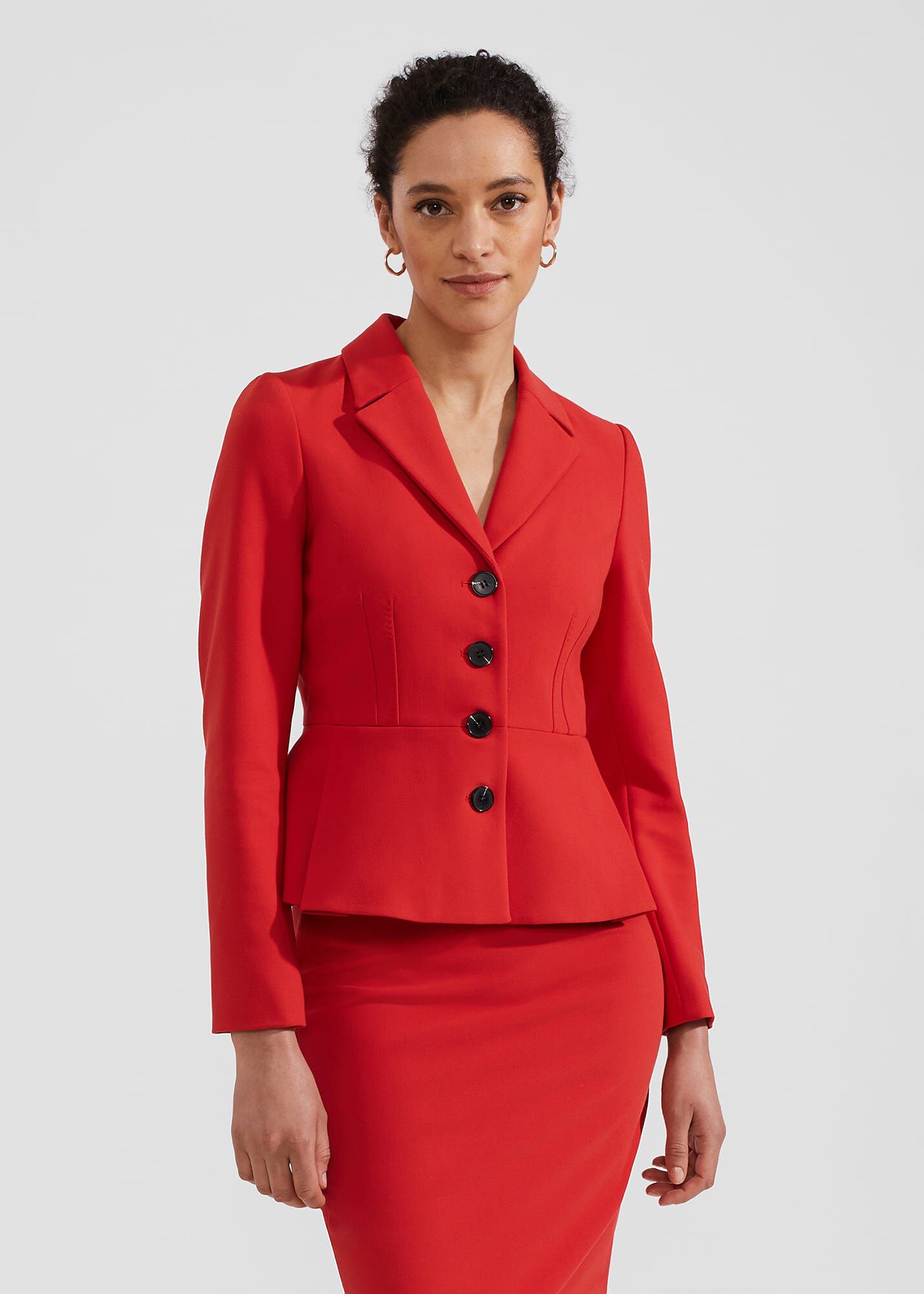Red skirt and jacket clearance