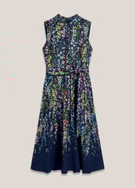 Alberta Floral Shirt Dress, Midnight Multi, hi-res