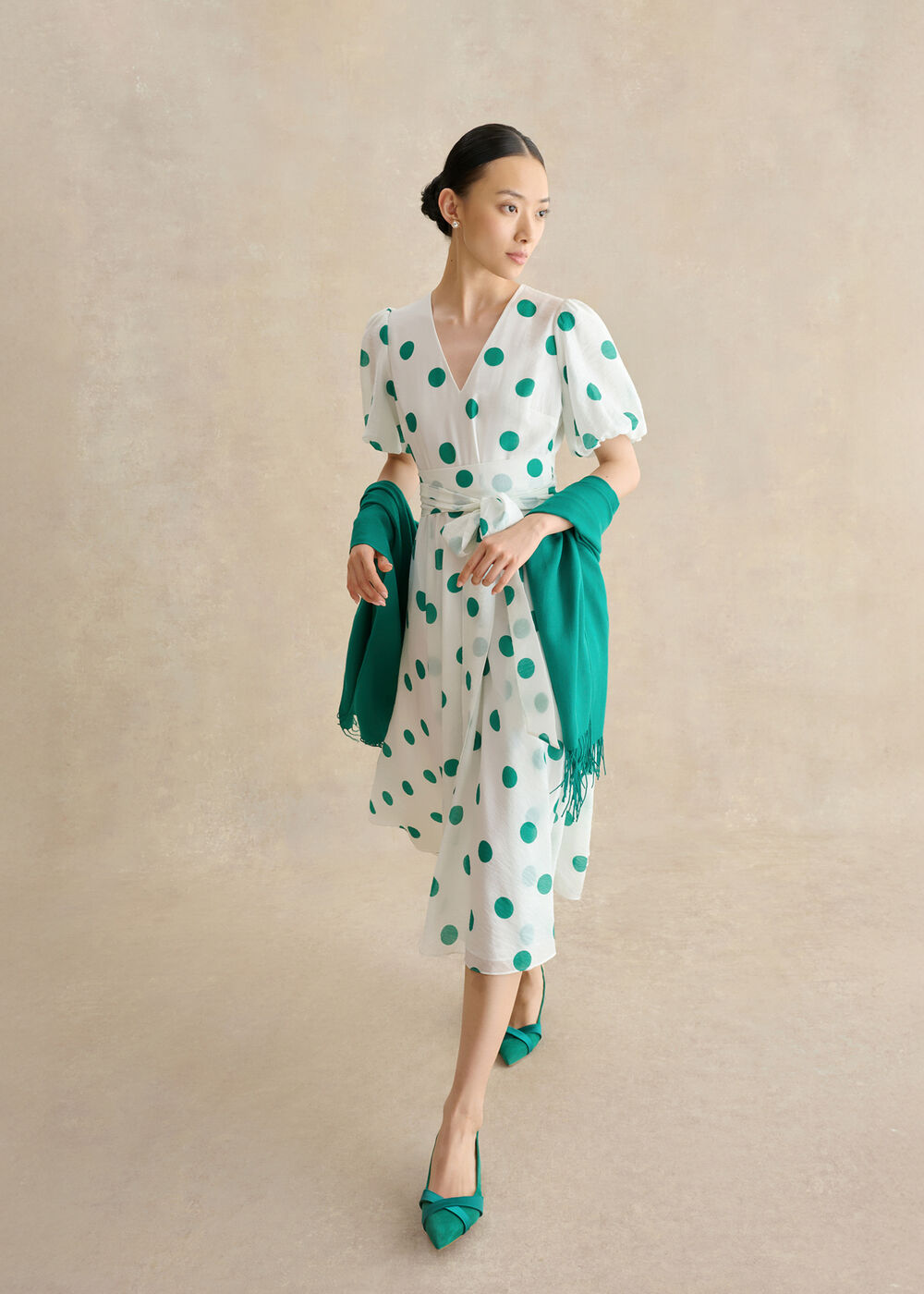 Matilda Scarf, Meadow Green, hi-res