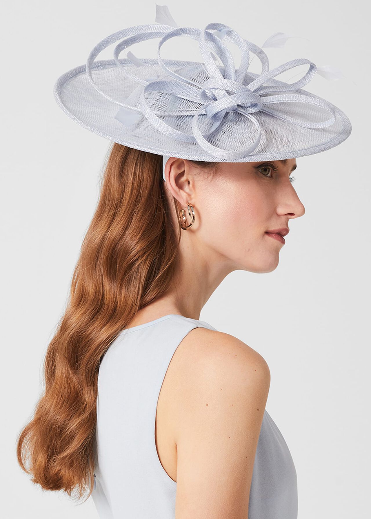 Freya Fascinator, Celeste Blue, hi-res