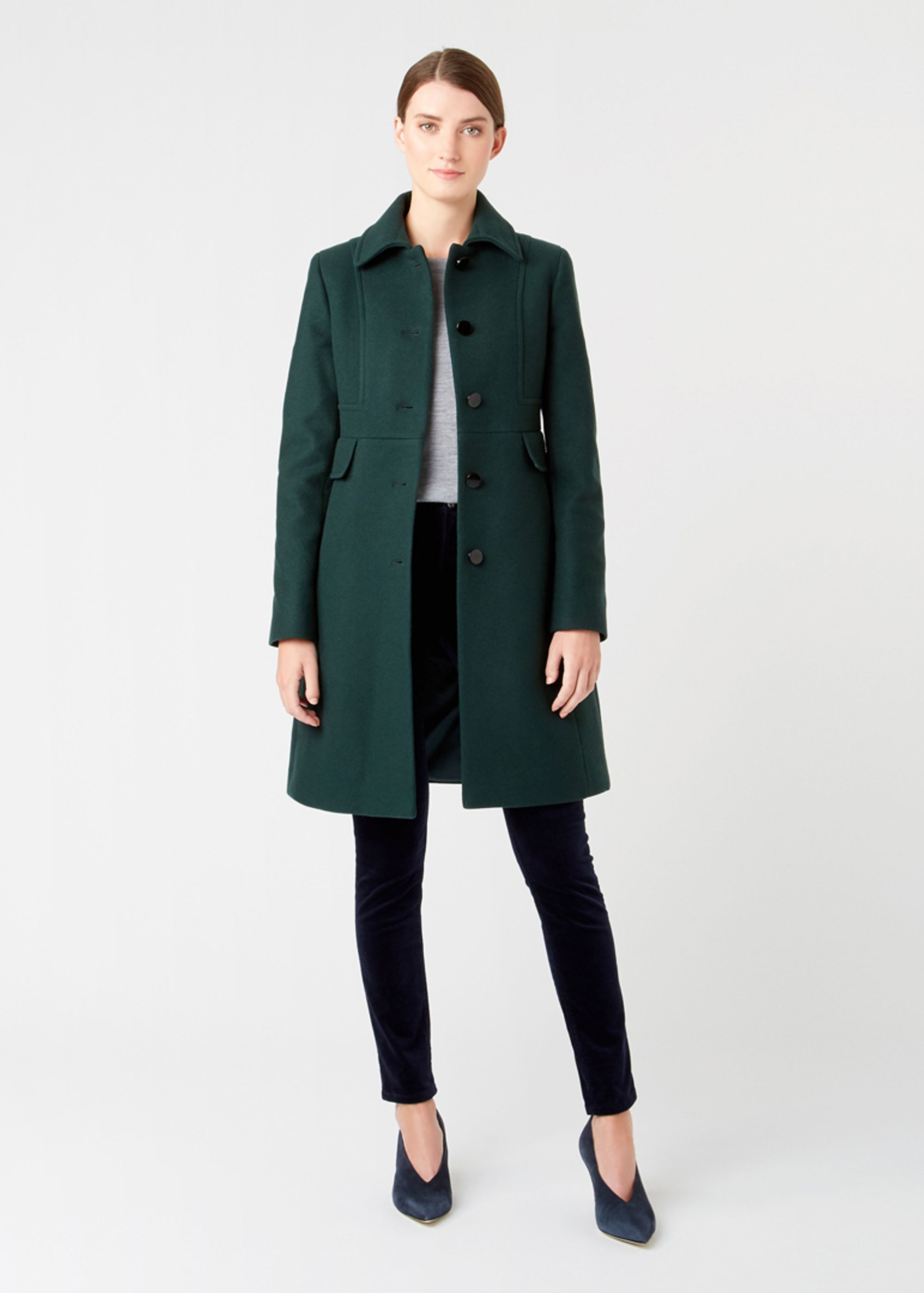 Forest green coat hotsell