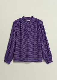 Mila Blouse, Purple Multi, hi-res