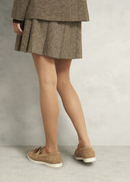 20-Denier Opaque Nude Tights, Nude, hi-res