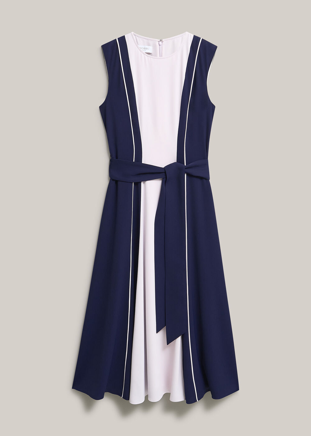 Louise Colourblock Dress, Midnight Pink, hi-res