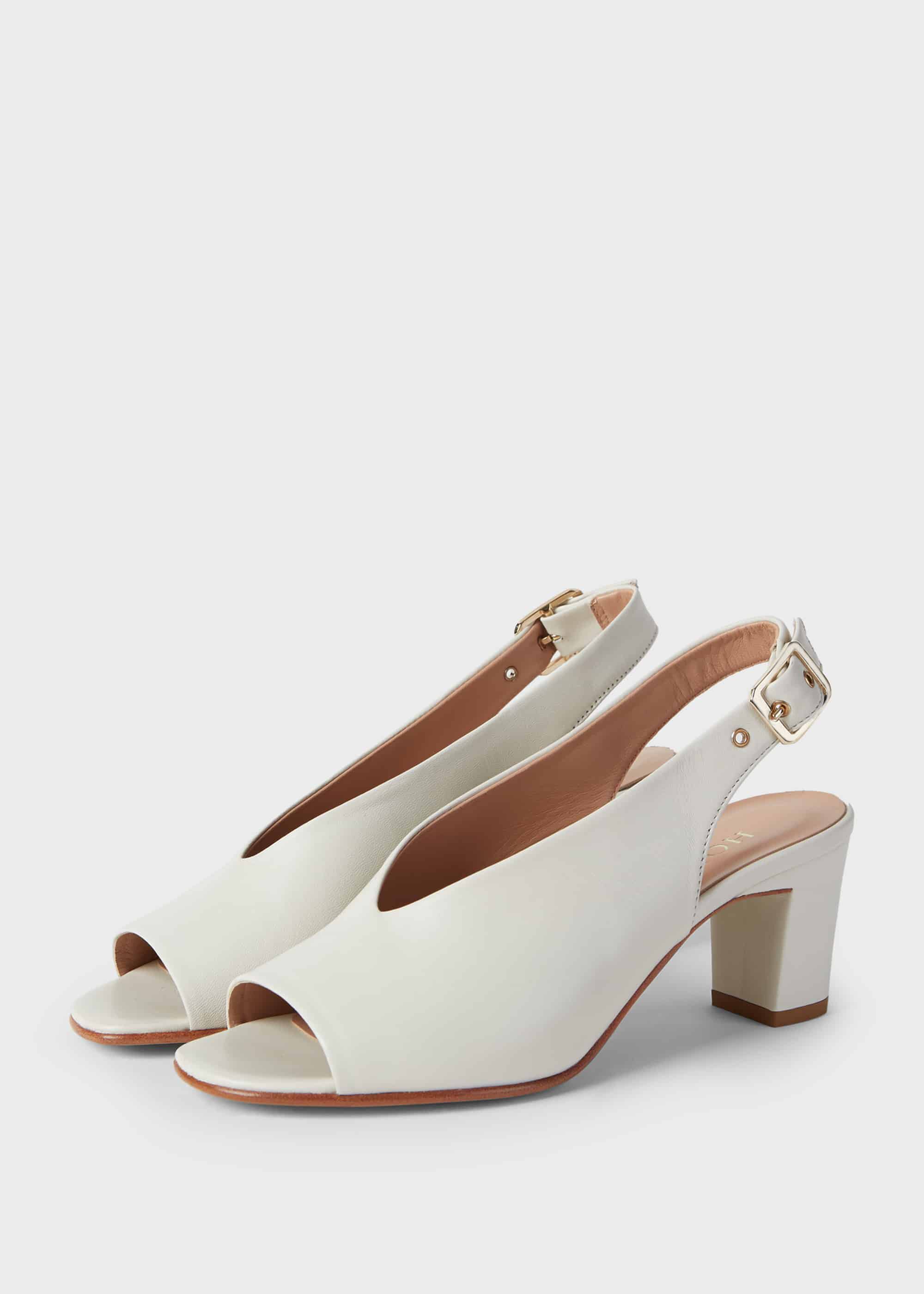 hobbs white sandals