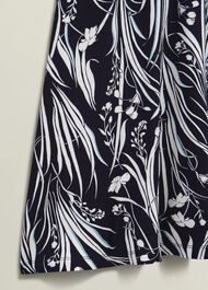 Mollie Jersey Dress, Navy Ivory, hi-res