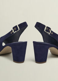 Kali Suede Sandals, Midnight Navy, hi-res
