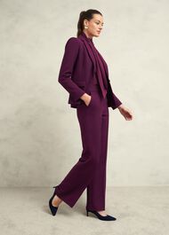 Sami Wide Pants, Warm Plum, hi-res
