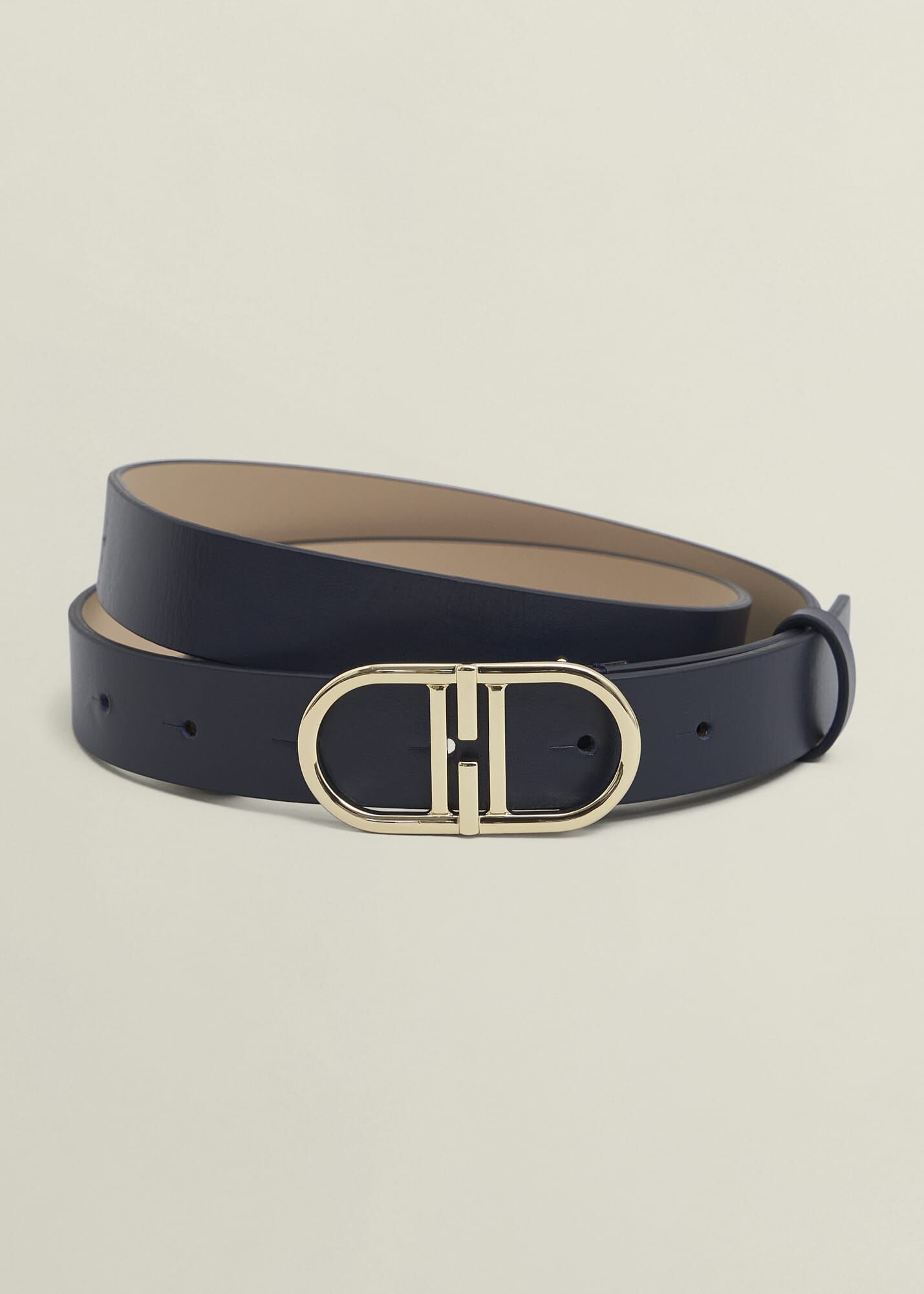 【Hobbs London】UK発 Keira キーラ パール ロゴ レザー ベルト Hobbs London】UK発 Keira キーラ パール ロゴ レザー ベルト