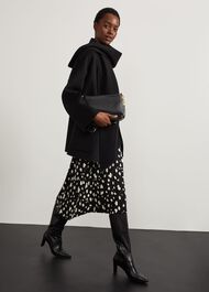 Alcott Jersey Dress, Black Cream, hi-res