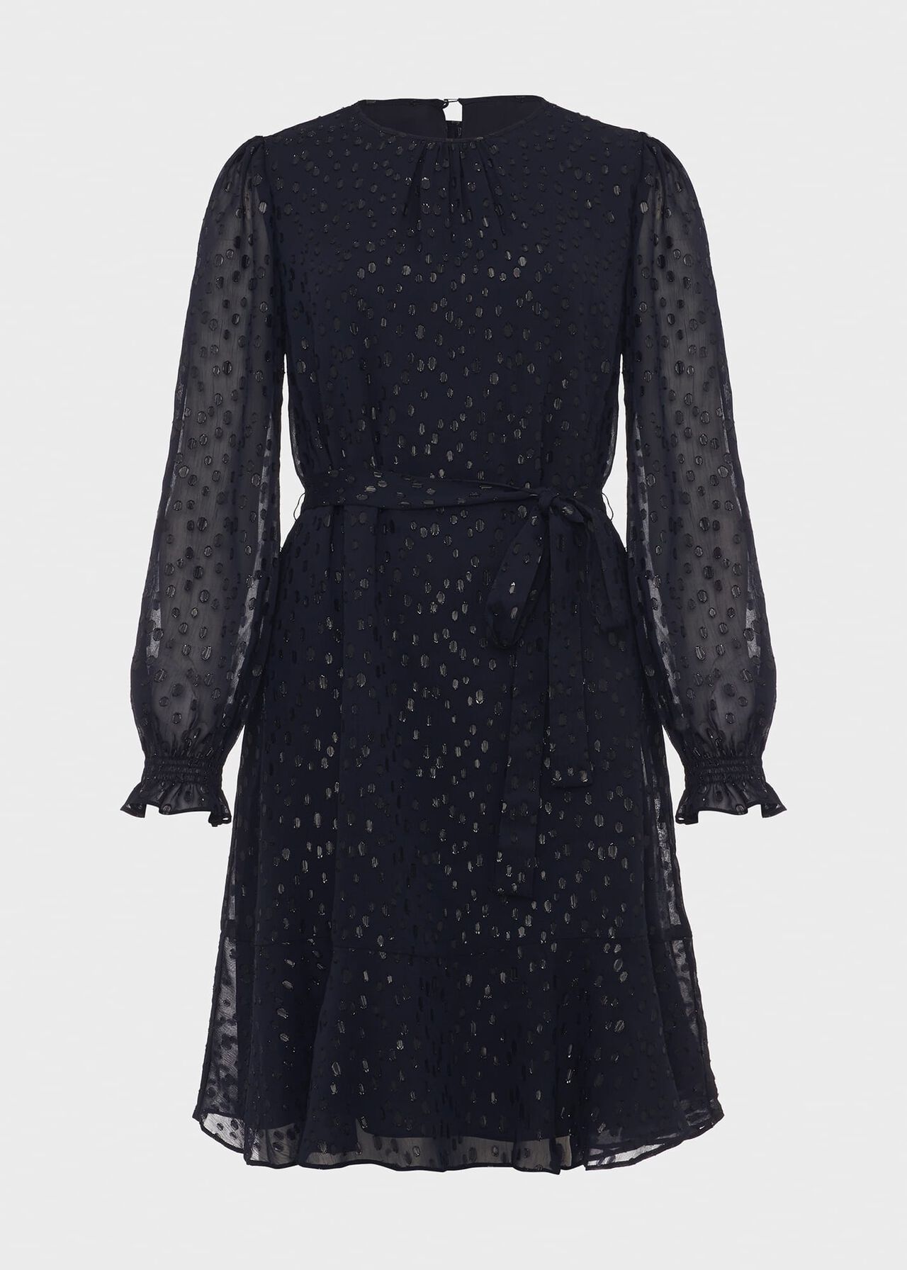 Frances Dress, Navy, hi-res