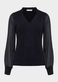 Louisa Top, Navy, hi-res