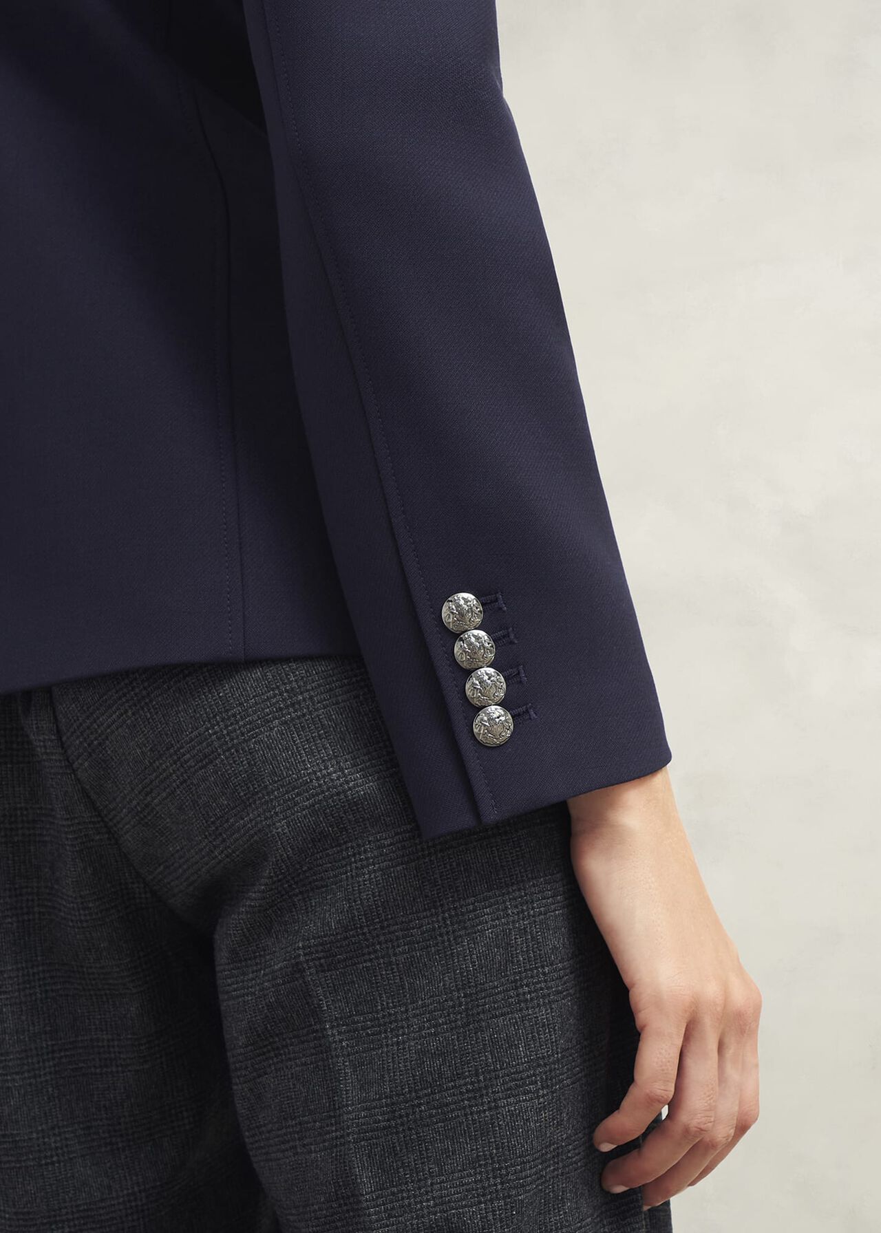 Dorney Jacket With Wool, Navy, hi-res