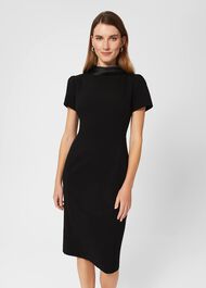 Eloise Dress, Black, hi-res