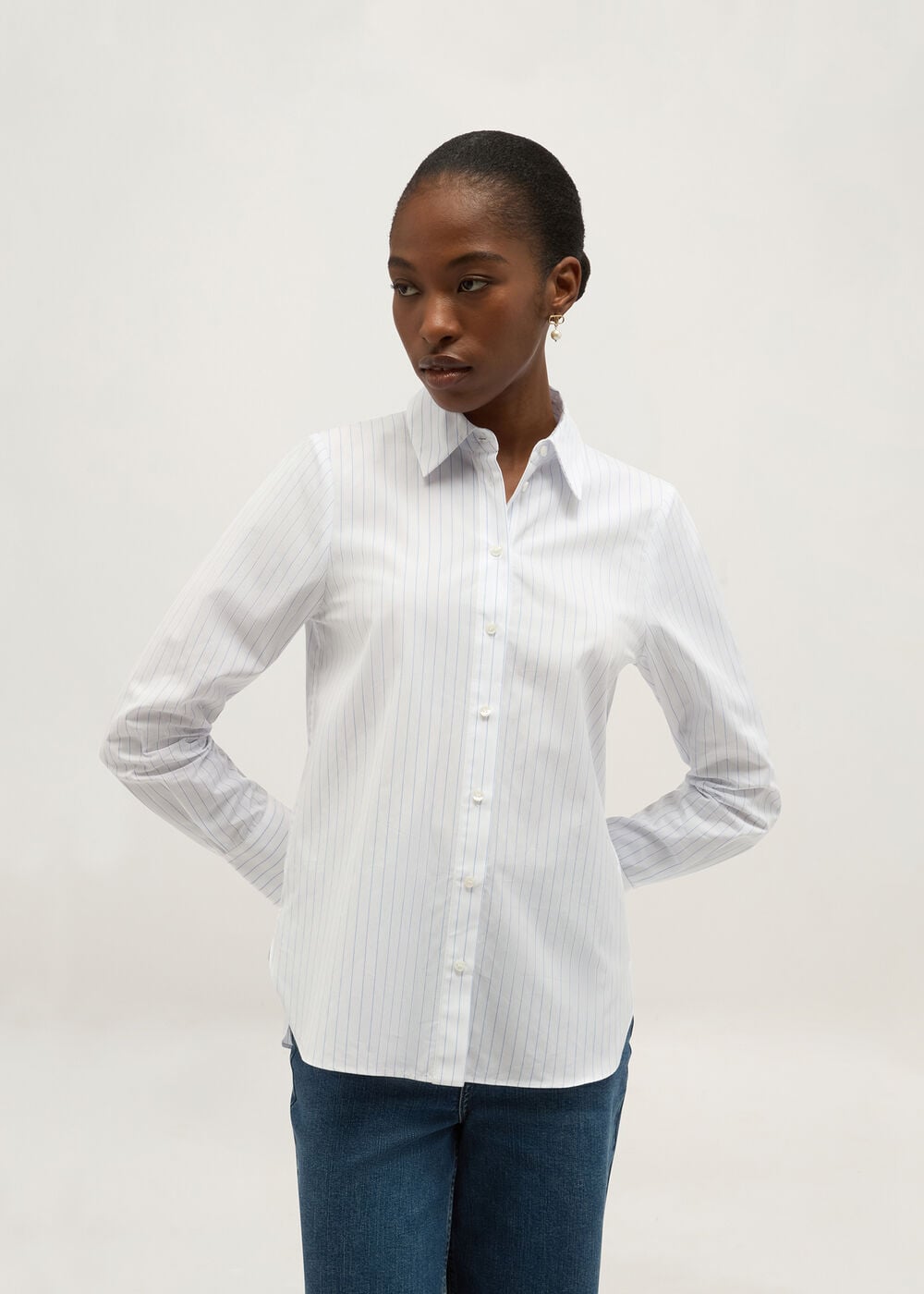 Kora Striped Cotton Shirt