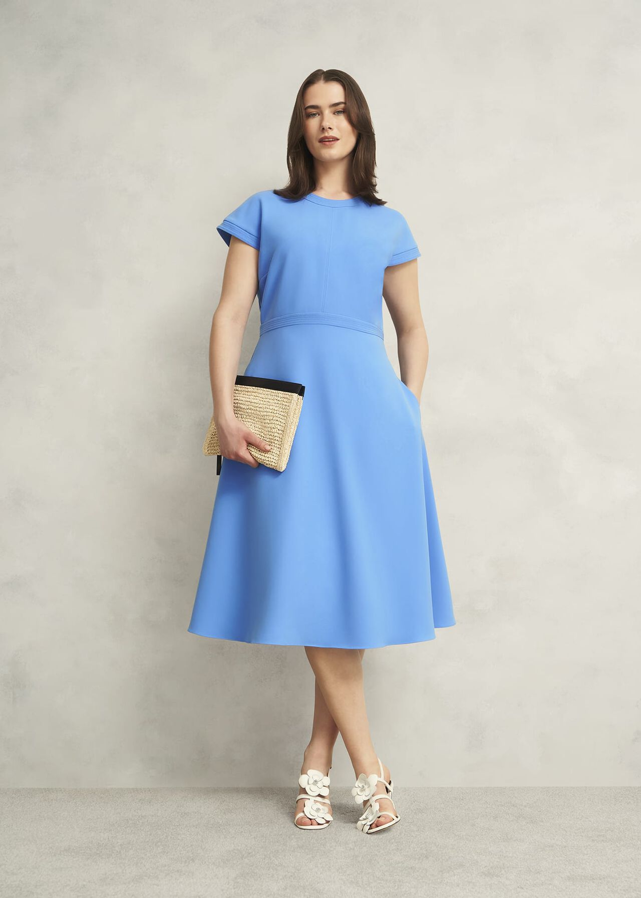Hallie Dress, Hydrangea Blue, hi-res