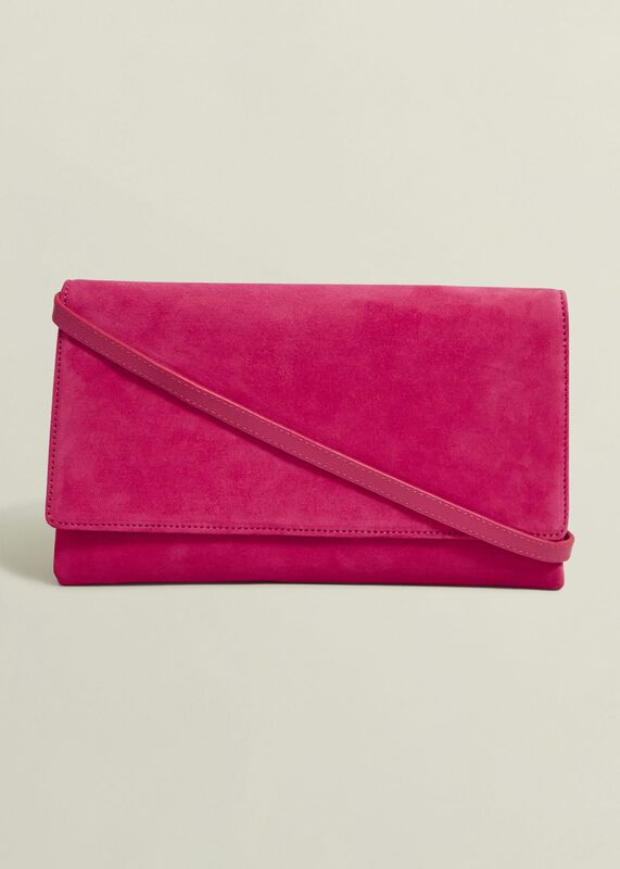 Renata Suede Clutch