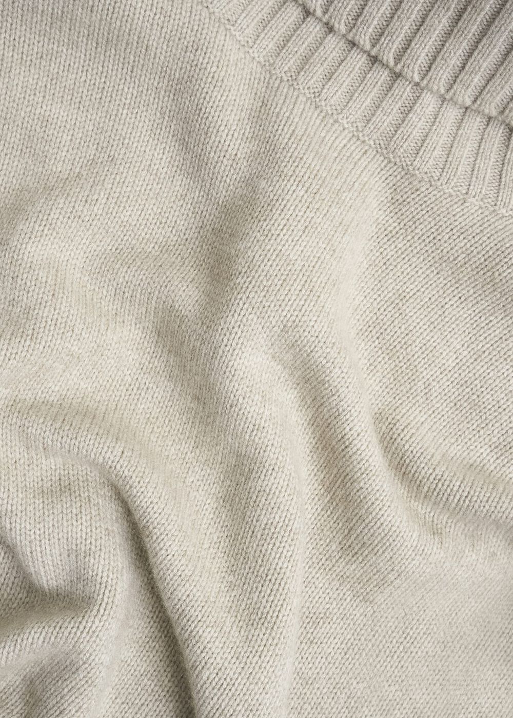 Gabi Rollneck Cashmere Jumper, Oatmeal Marl, hi-res