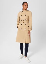 Lisa Trench, Beige Suede, hi-res