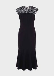 Cecilia Shift Dress, Navy, hi-res