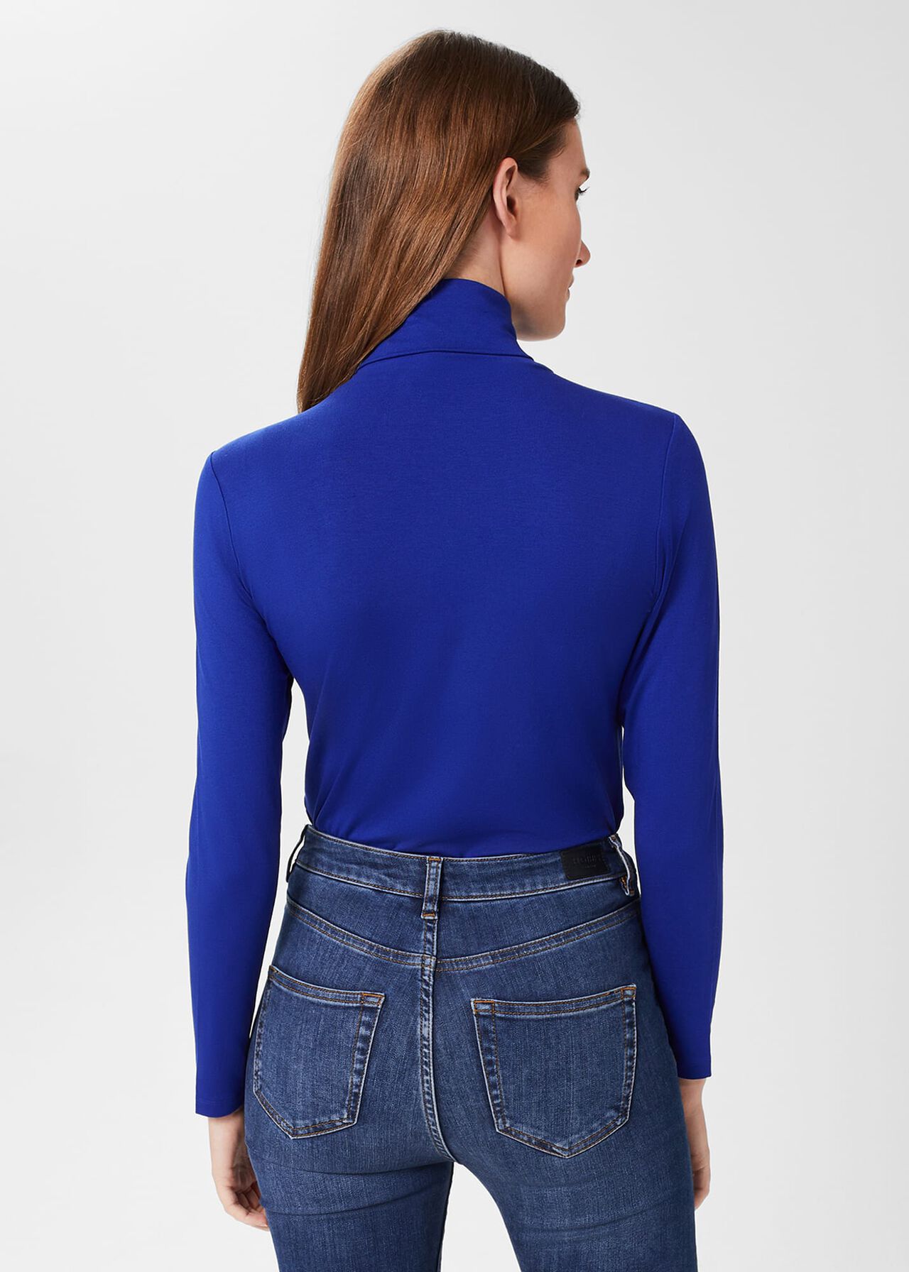 Mischa Turtle Neck, Cobalt Blue, hi-res