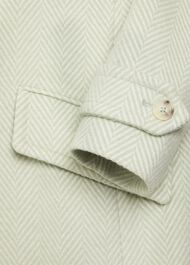 Petite Lillie Coat, Green Ivory, hi-res
