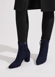 Lyra Ankle Boots, Navy, hi-res