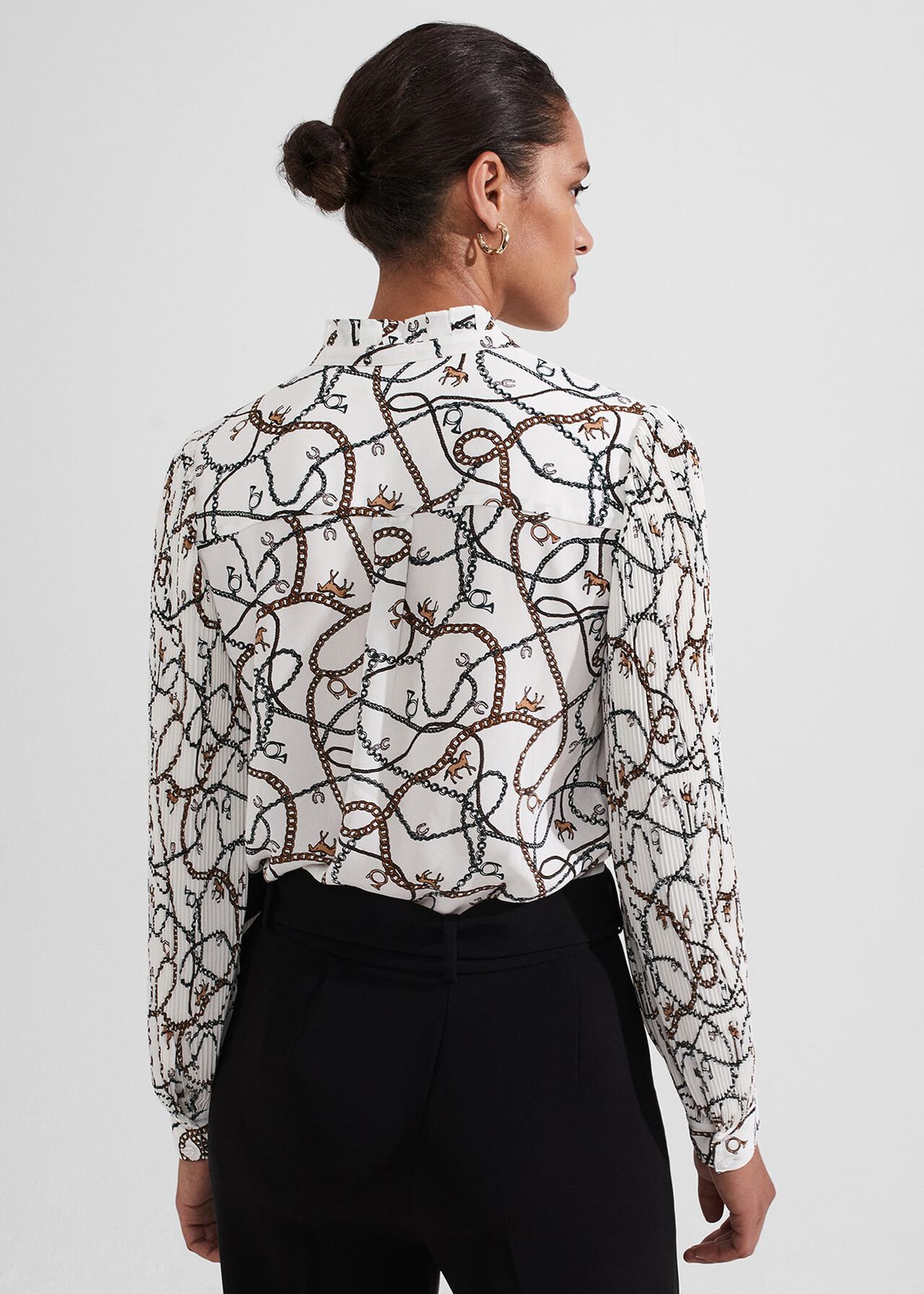 Cassandra Blouse, Ivory Multi, hi-res